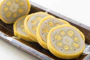 KARASHI RENKON (lotus root with Japanese mustard paste)