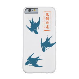 HOKUSAI swallow iPhone case -AI color-